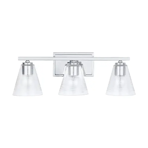 Layla 3-Light Vanity in Chrome