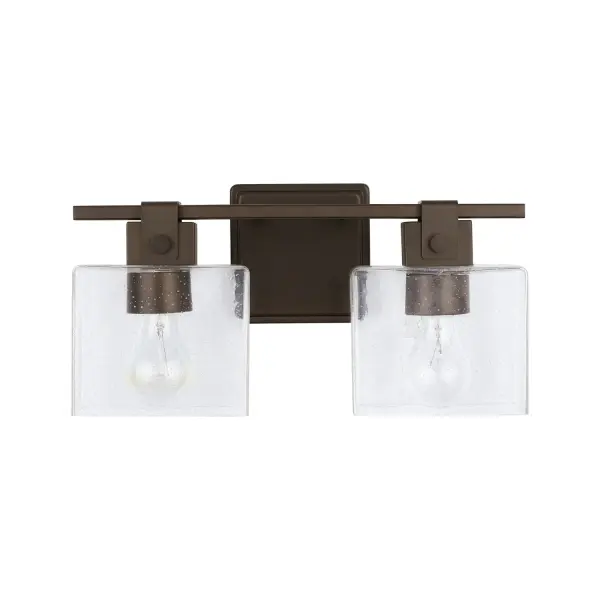 Graham 2-Light Vanity in Oil Rubbed Bronze