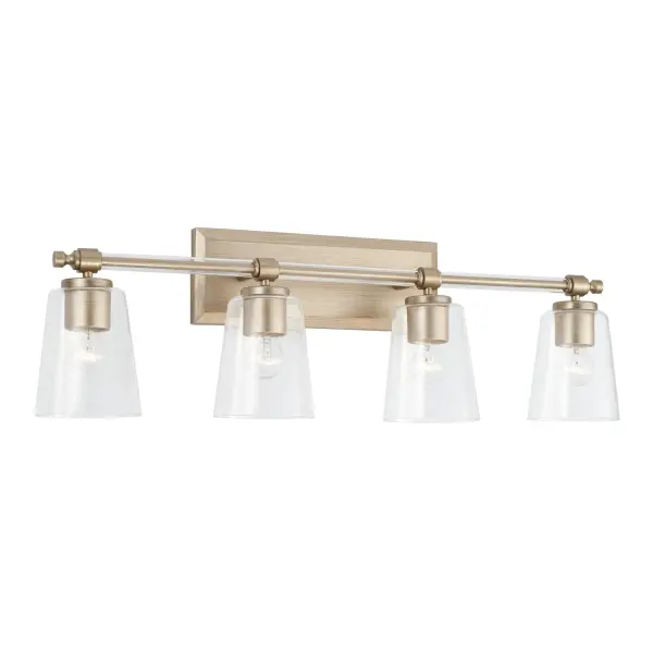 Breigh 4-Light Vanity in Brushed Champagne