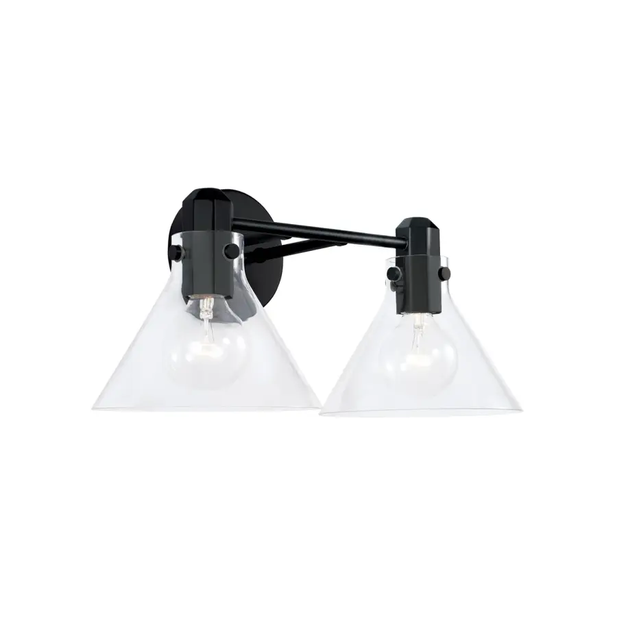 Sleek Matte Black Vanity Light Perfect for Modern Bathrooms