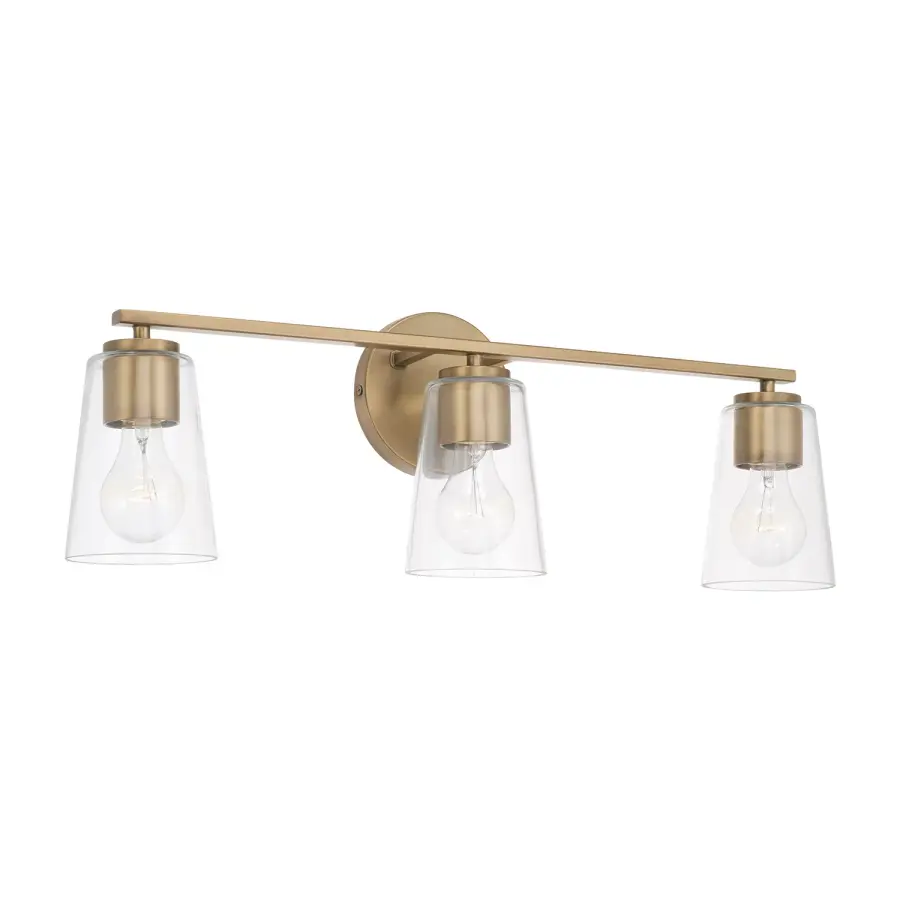 Elegant Brass Vanity Lighting with Timeless Appeal