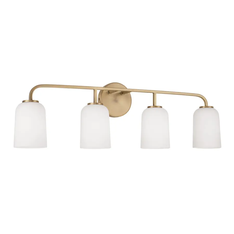 Lawson 4-Light Vanity in Aged Brass