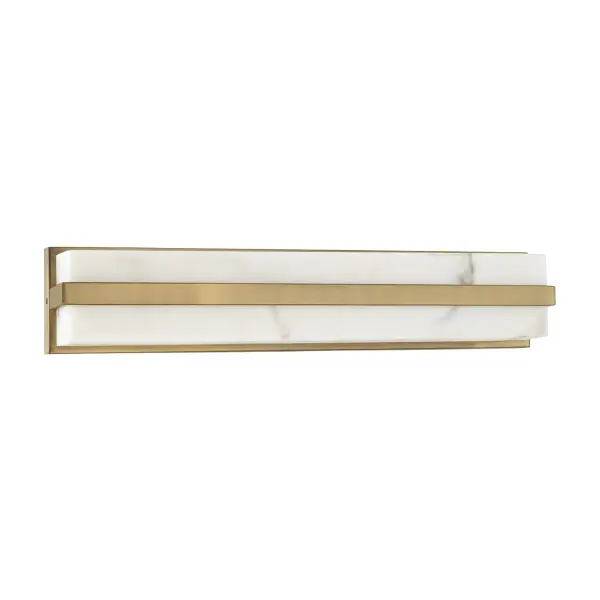 Noah 1-Light Vanity in Aged Brass