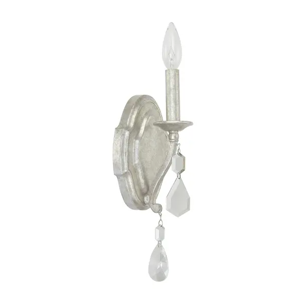 Blakely 1-Light Antique Silver Wall Sconce