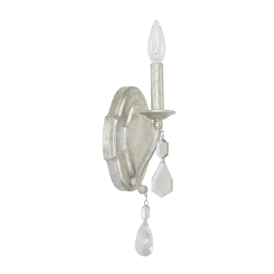Blakely 1-Light Antique Silver Wall Sconce