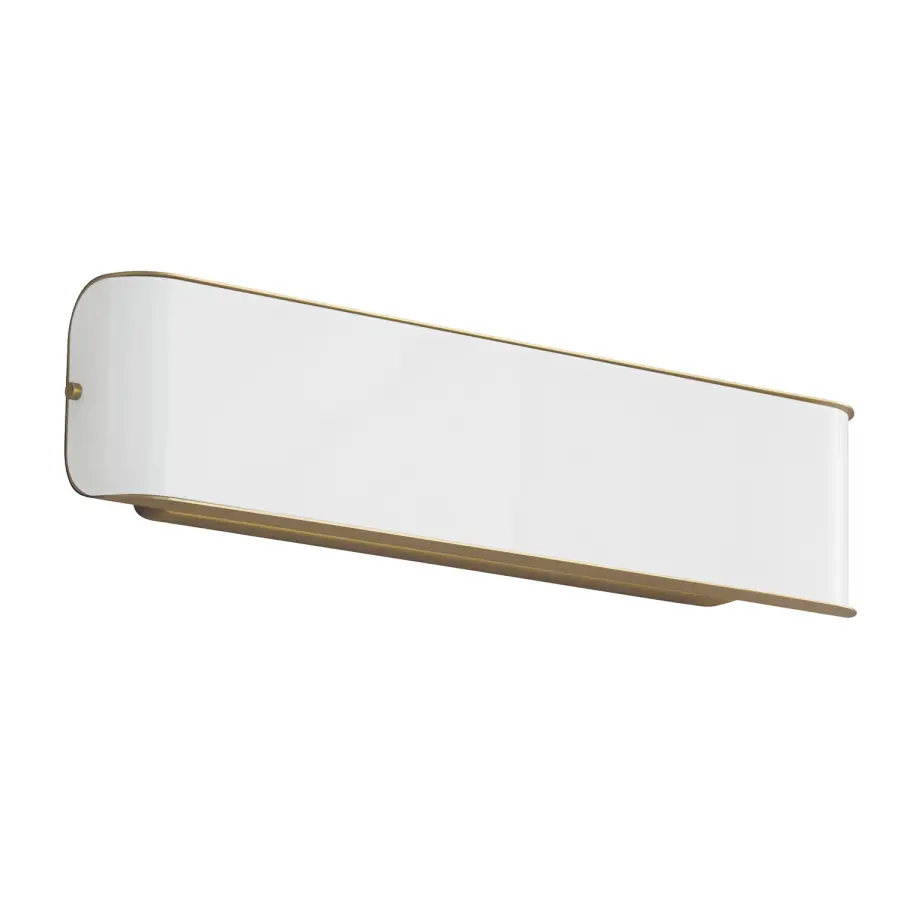 Marcell 1-Light Vanity in Aged Brass