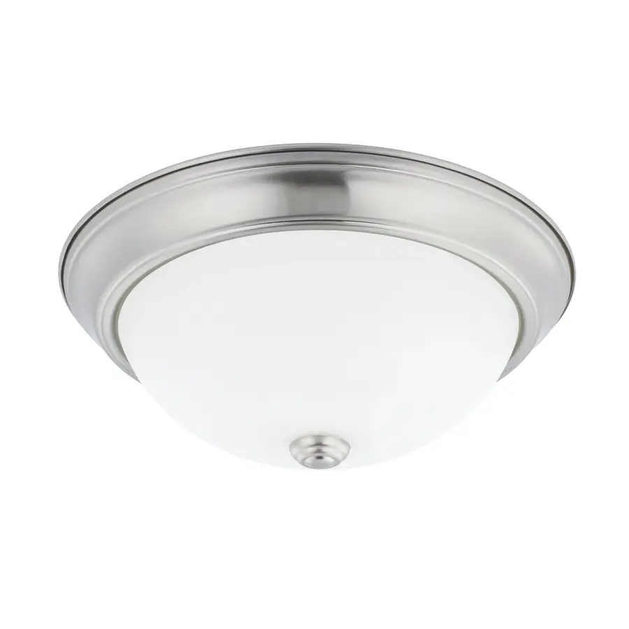 Bates 2-Light Flush Mount in Brushed Nickel