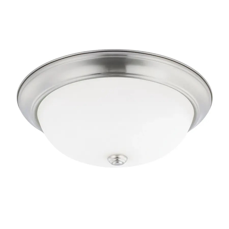 Bates 3-Light Flush Mount in Brushed Nickel