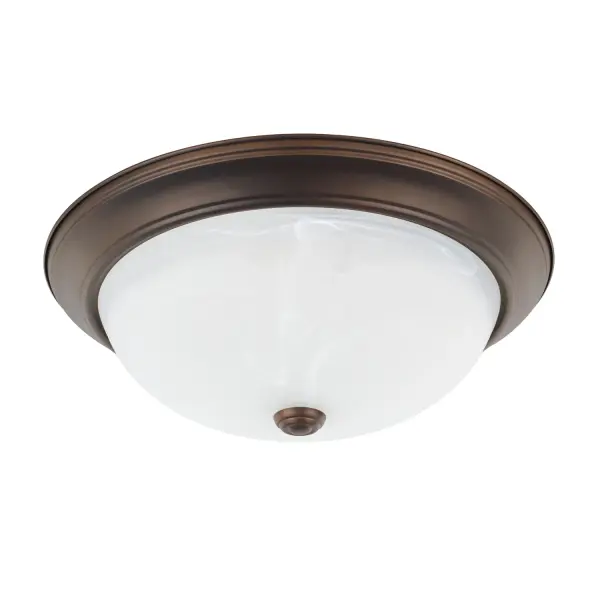 The Bates 3-light flush mount offers classic styling in a space-saving design. At just over 5 inches tall and 14.75 inches wide, it's ideal for rooms with standard or low ceilings where a pendant won't work.