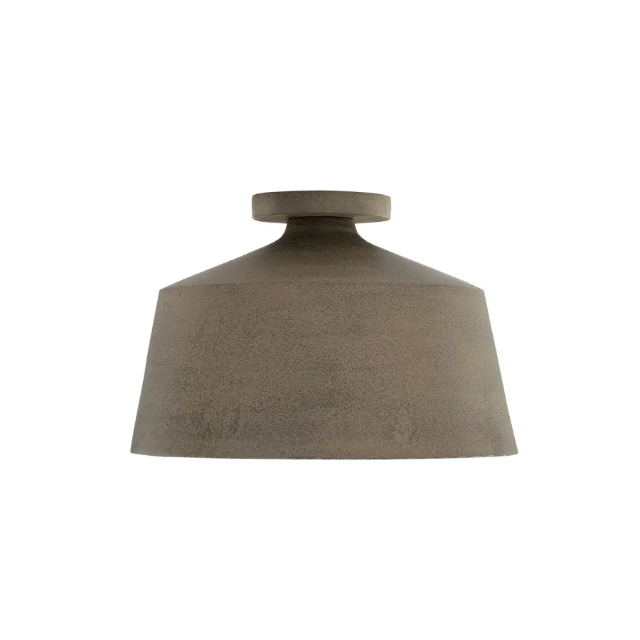 Quarry 1-Light Semi-Flush Mount in Clay