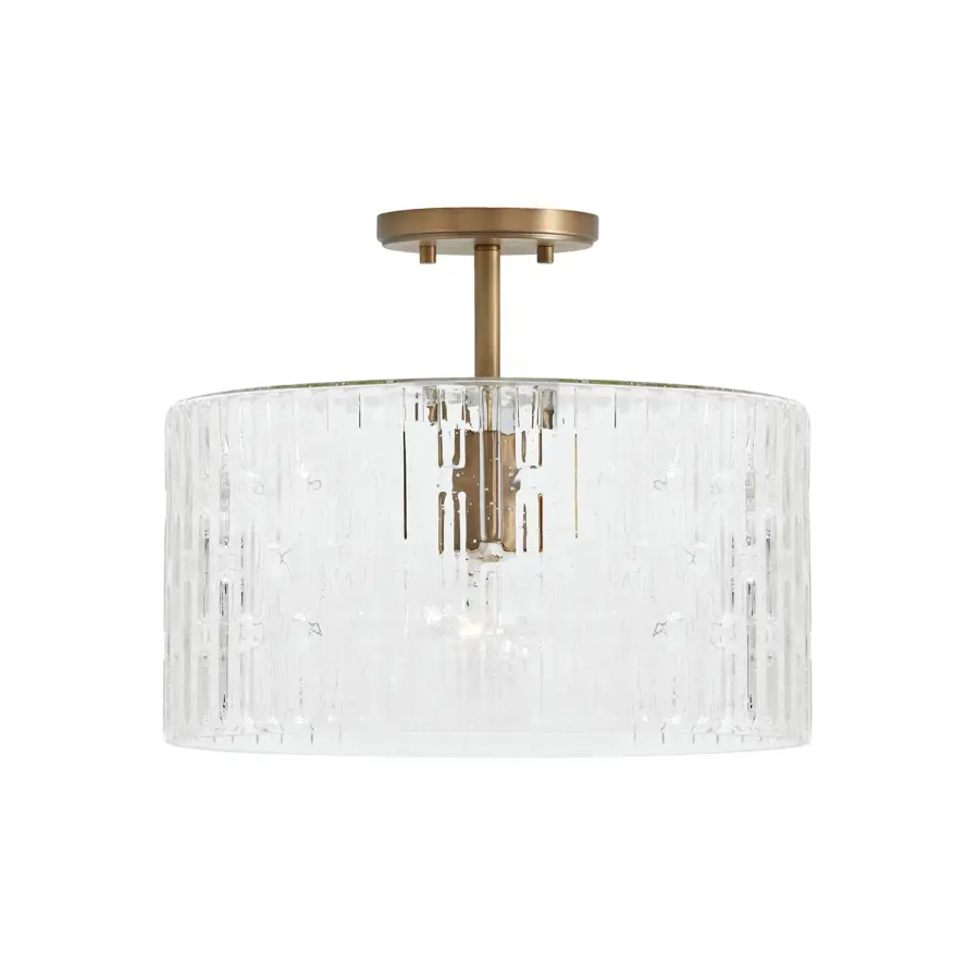 Emerson 1-Light Semi-Flush Ceiling Light