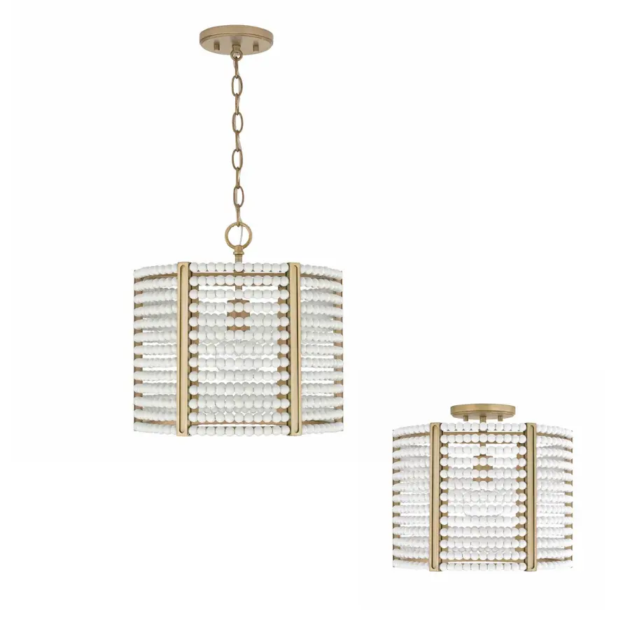 Brynn 1-Light Semi-Flush Ceiling Light