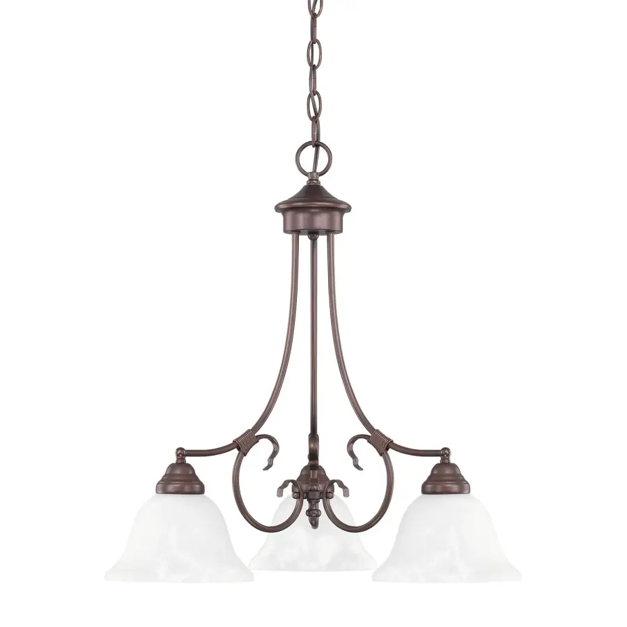 Hometown 3-Light Bronze Chandelier