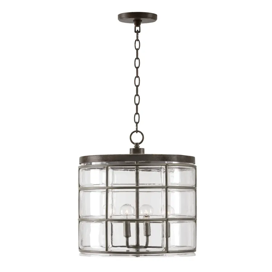 Colby 4-Light Pendant in Urban Grey