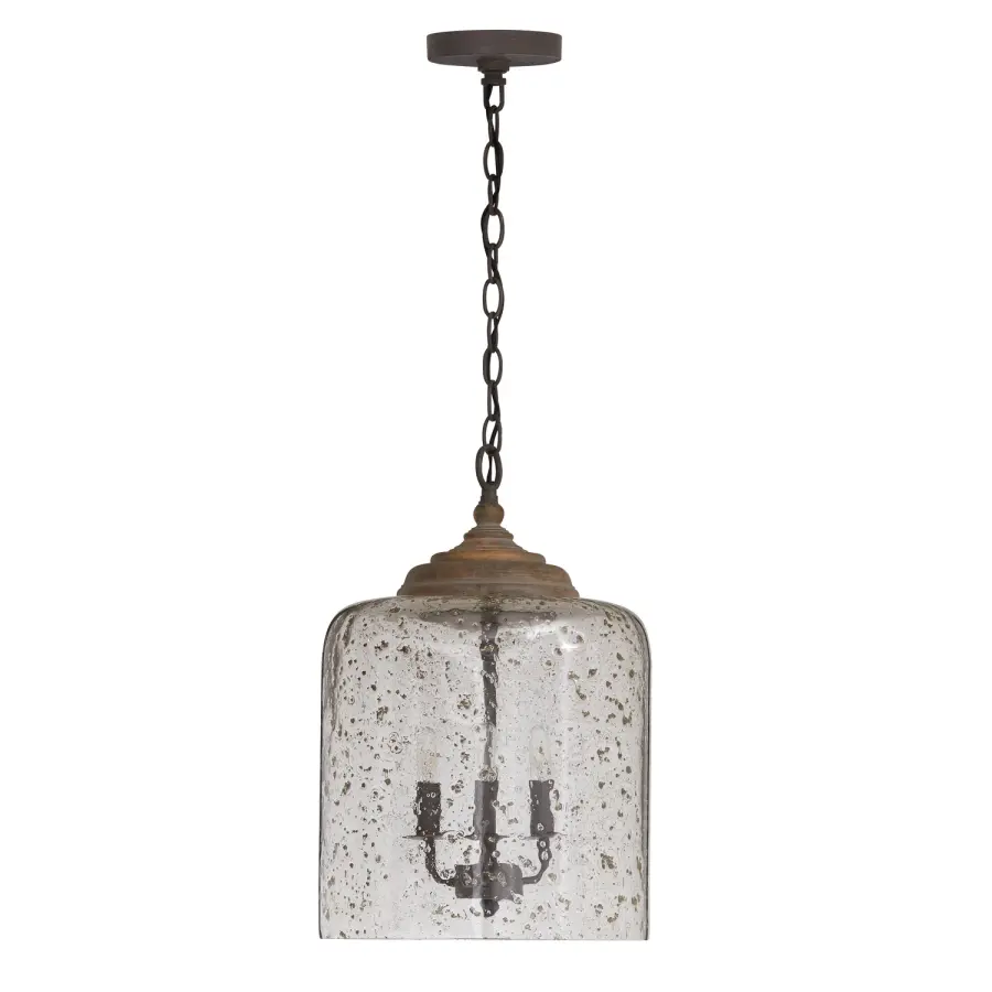 Tybee 3-Light Pendant in Nordic Grey