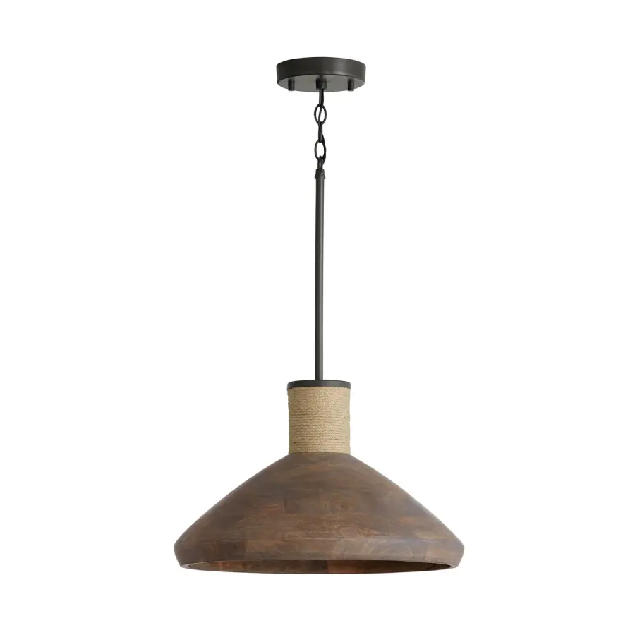 Jacob Grey Wash 1-Light Pendant