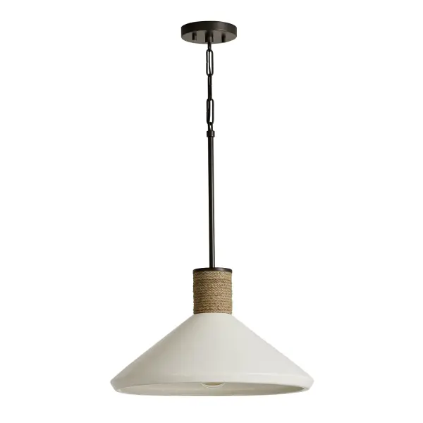 Destin 1-Light Pendant in Dark Pewter