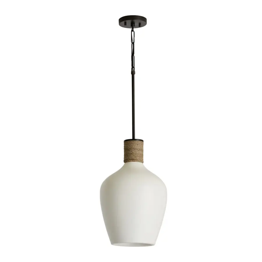 Destin 1-Light Pendant in Dark Pewter