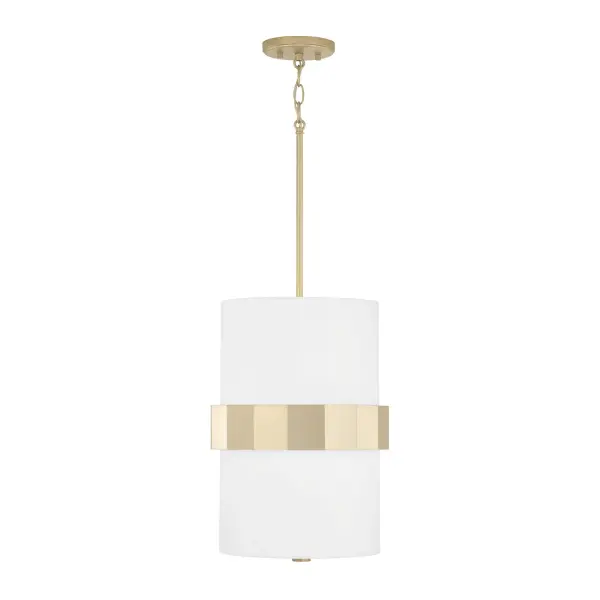 Sutton 2-Light Pendant in Soft Gold