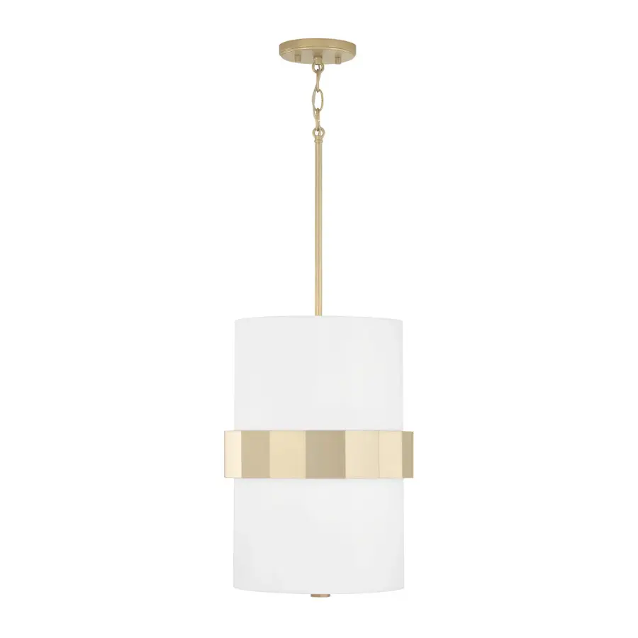 Sutton 2-Light Pendant in Soft Gold