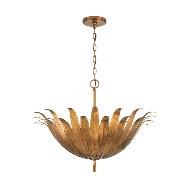 Eden 4-Light Pendant in Antique Gold