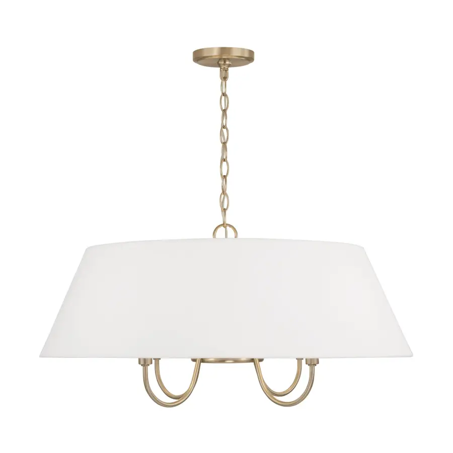 Julia 4-Light Pendant in Matte Brass