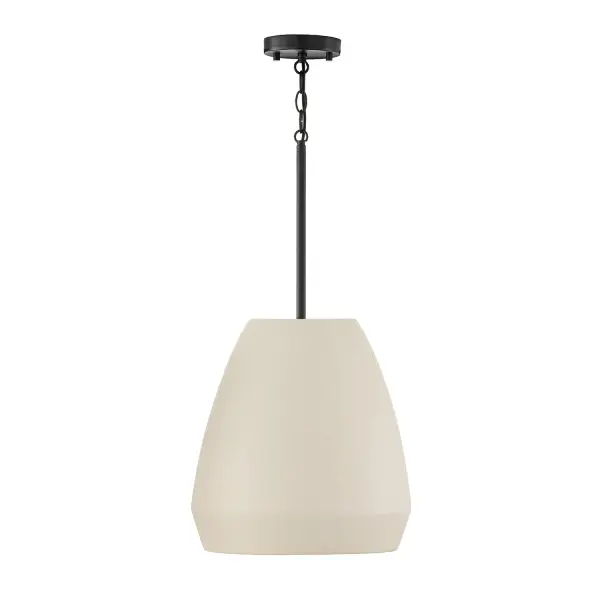 The Della pendant brings warmth and character with its handcrafted terracotta ivory finish. At 14.25" wide, it's perfectly scaled for intimate spaces, offering soft ambient lighting with artisanal appeal.