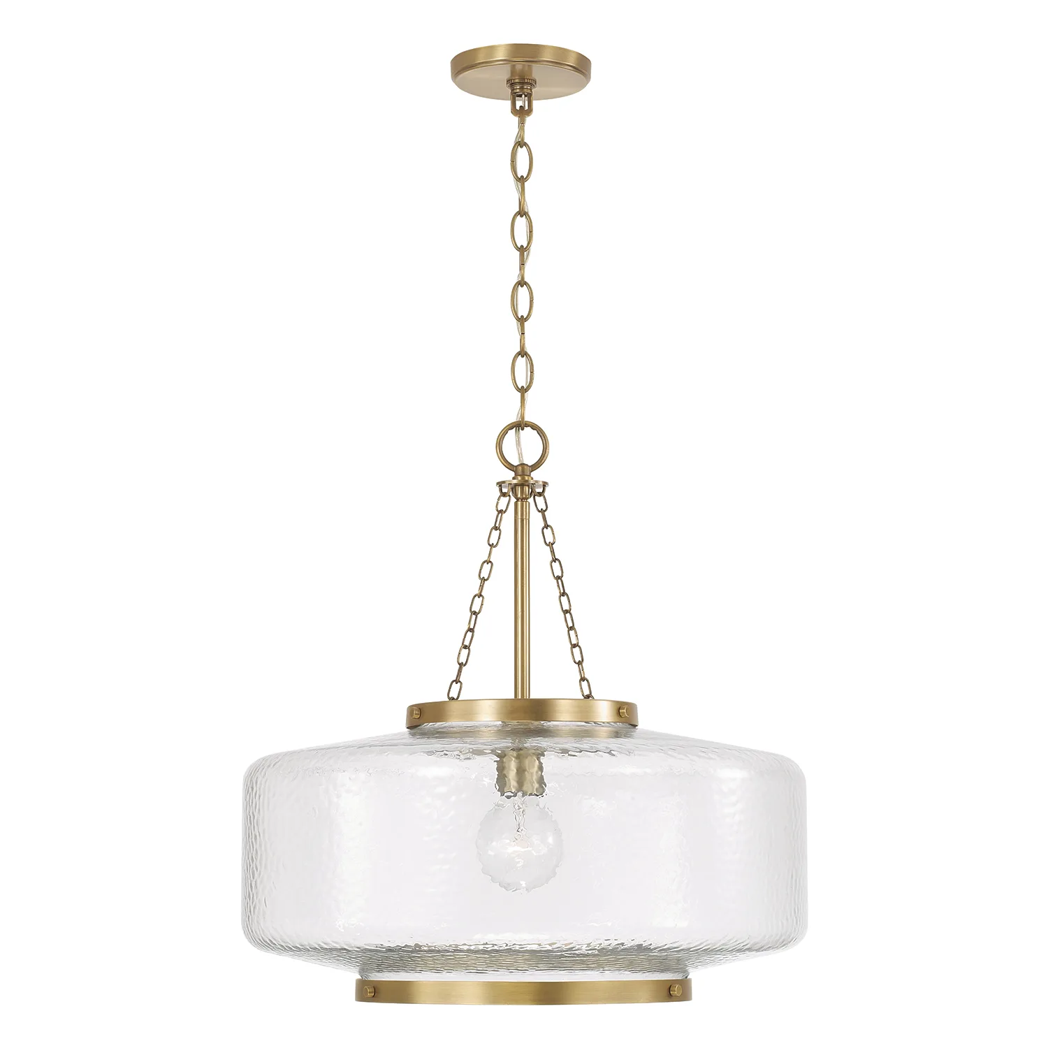 Landon 1-Light Pendant in Aged Brass