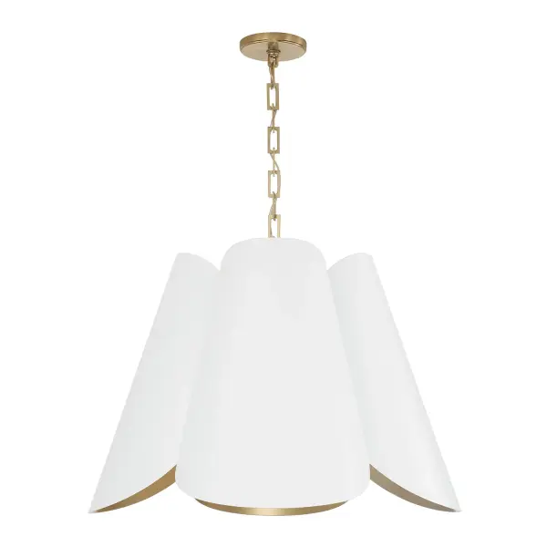 Elegant 4-Light Pendant Blends Warmth with Contemporary Style