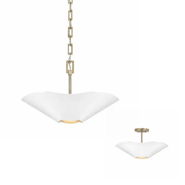 Elegant 4-Light Pendant Blends Warmth with Modern Sophistication