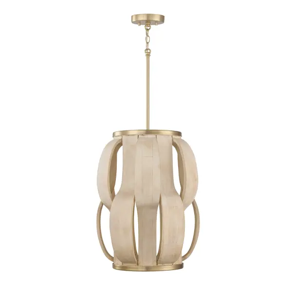 The Willa pendant combines timeless brass warmth with clean, modern lines. At 16 inches wide, it's perfectly scaled for kitchen islands, small dining areas, or as a stylish accent in bedrooms and foyers.