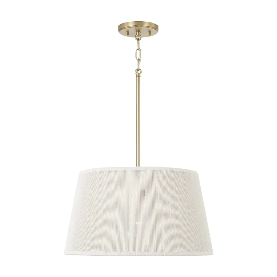 Tara 1-Light Pendant in Matte Brass