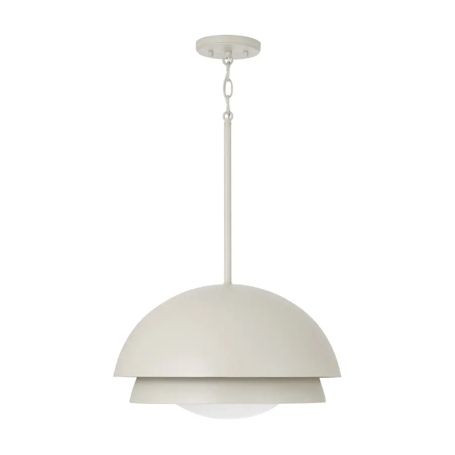 Jensen 1-Light Pendant in Taupe