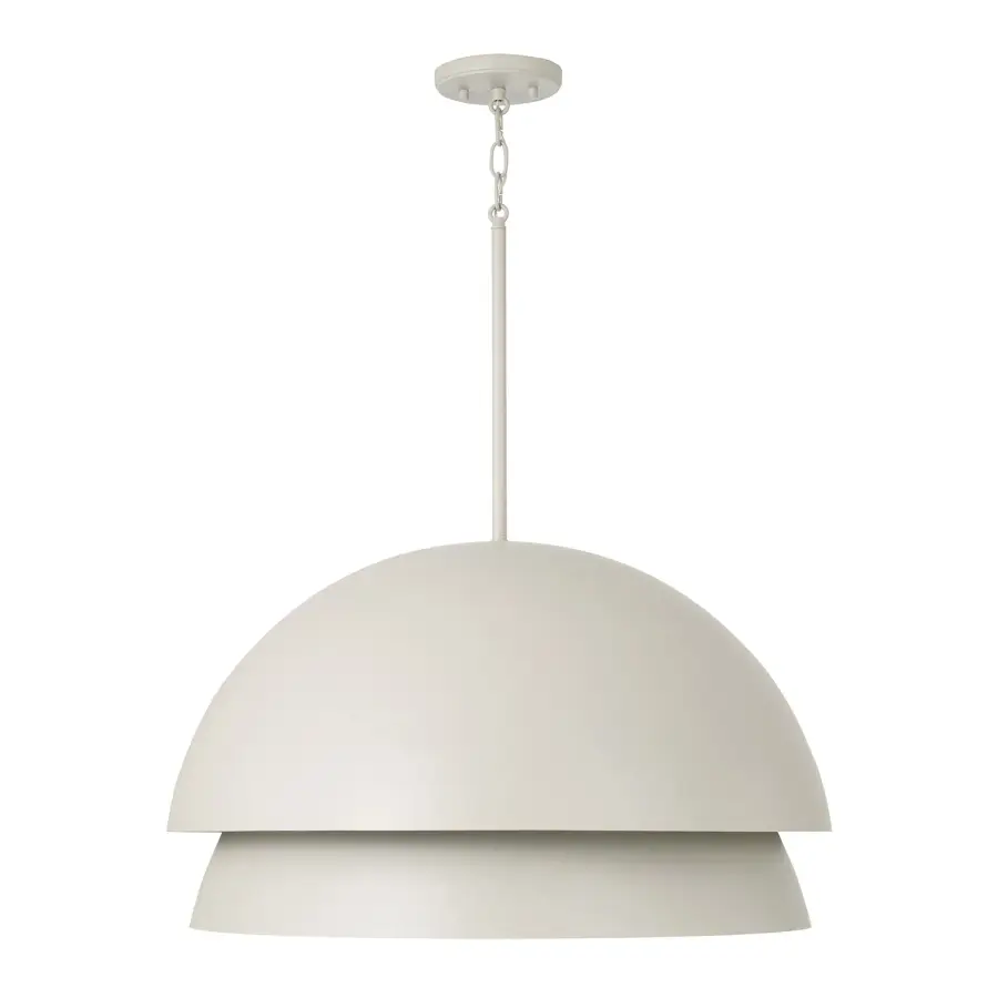 Jensen 1 Light Pendant in Taupe