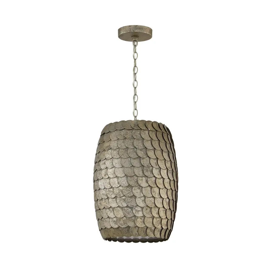 Delphine 1-Light Pendant in Grecian Luster