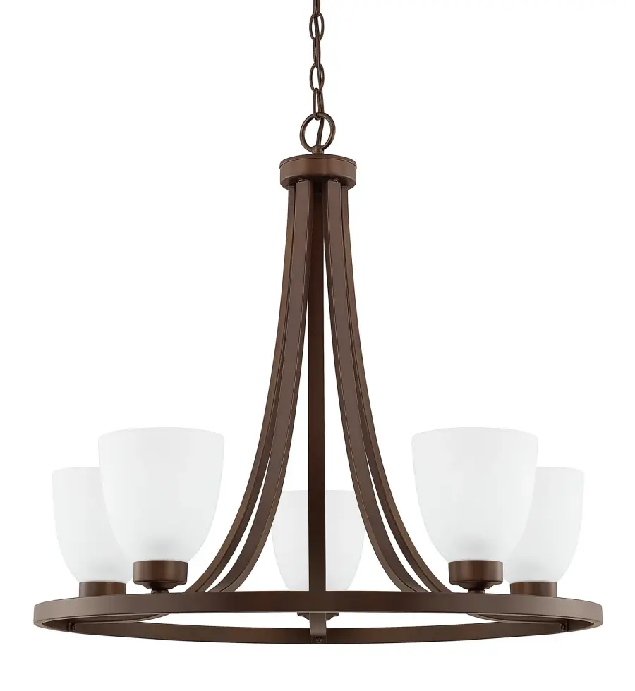 Jameson 5-Light Bronze Chandelier