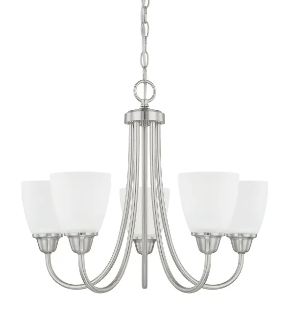 Trenton 5-Light Chandelier in Brushed Nickel