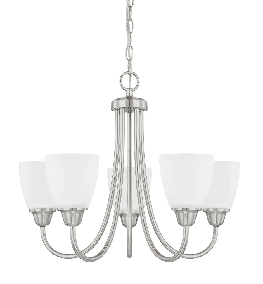 Trenton 5-Light Chandelier in Brushed Nickel