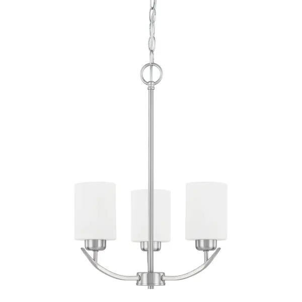 Dixon 3-Light Chandelier in Brushed Nickel