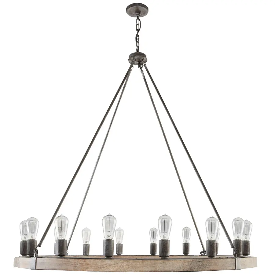 Austin 16-Light Chandelier in Urban Wash
