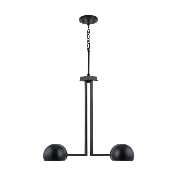 Hadley 4-Light Chandelier in Matte Black