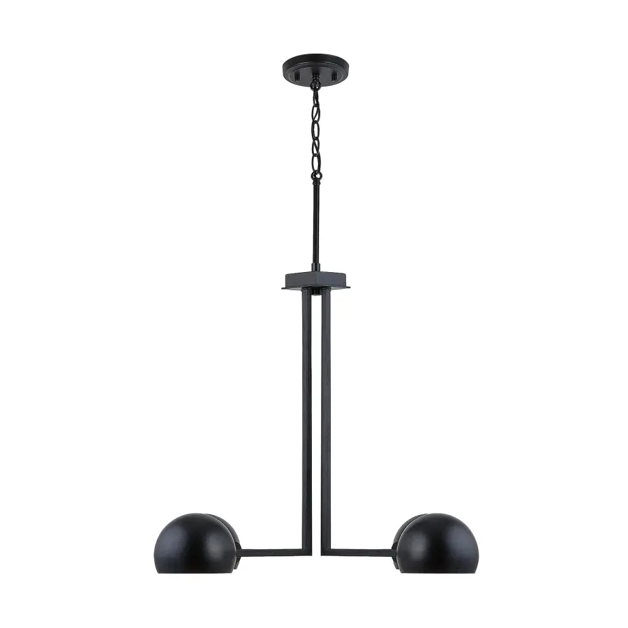 Hadley 4-Light Chandelier in Matte Black