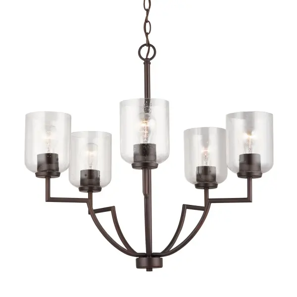 Carter 5-Light Bronze Chandelier