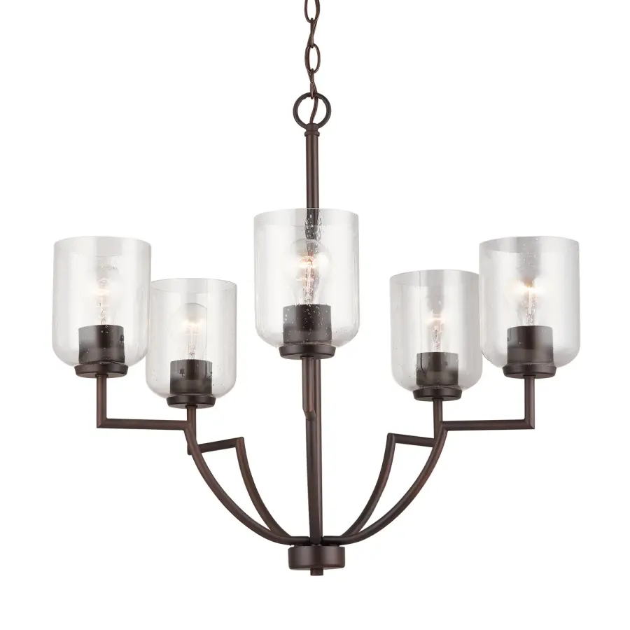 Carter 5-Light Bronze Chandelier