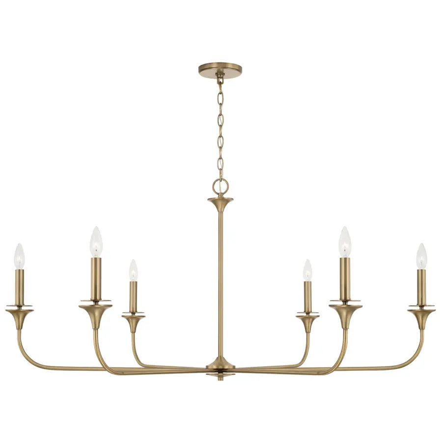 Stunning Linear Chandelier Perfect for Modern Dining Spaces