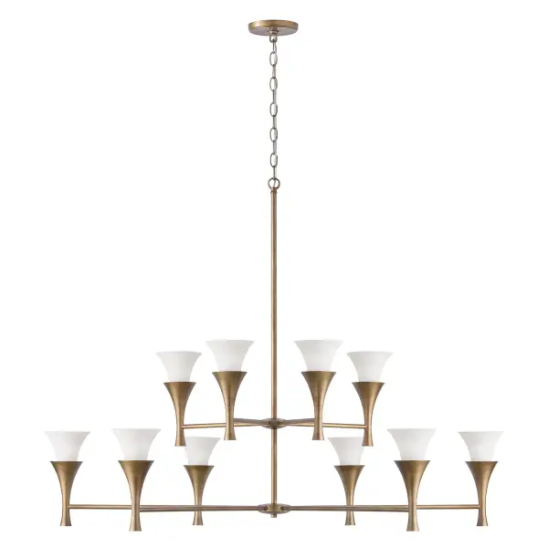 Nola 10-Light Chandelier in Mystic Luster