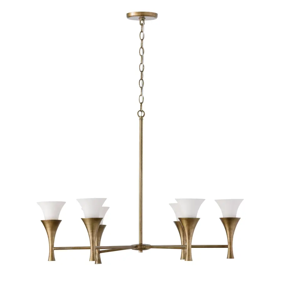 Nola 6-Light Chandelier in Mystic Luster