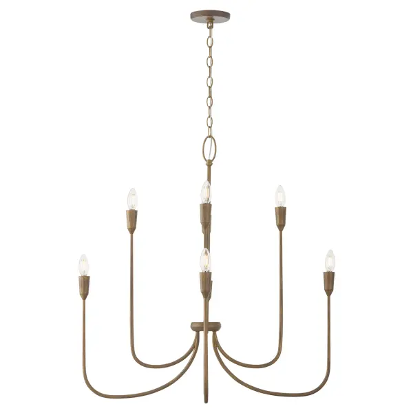 Marley 8-Light Chandelier in Mystic Bronze