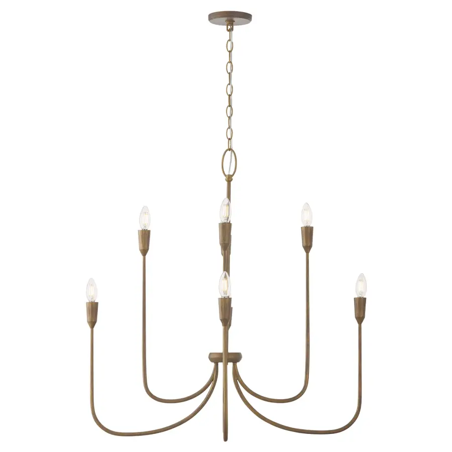 Marley 8-Light Chandelier in Mystic Bronze