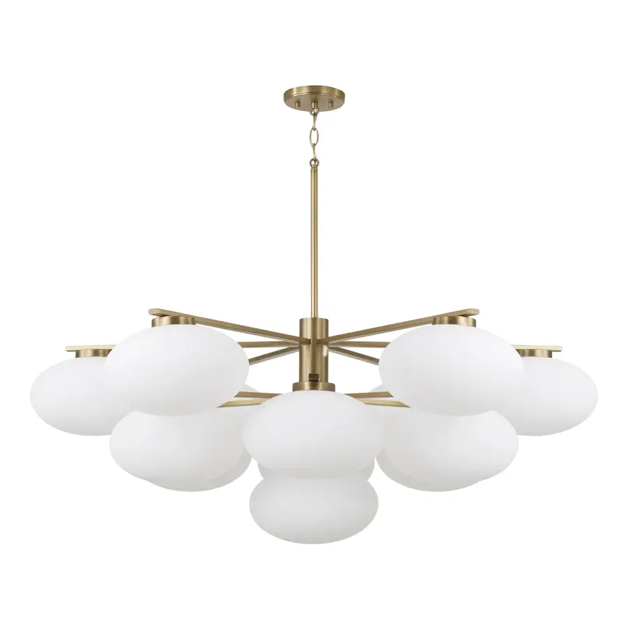 Soren 13-Light Chandelier in Aged Brass